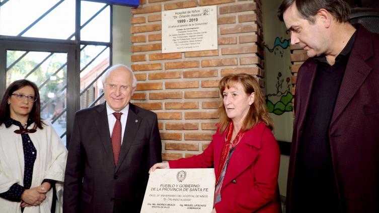 Lifschitz participó del 20° aniversario del Hospital de Niños 