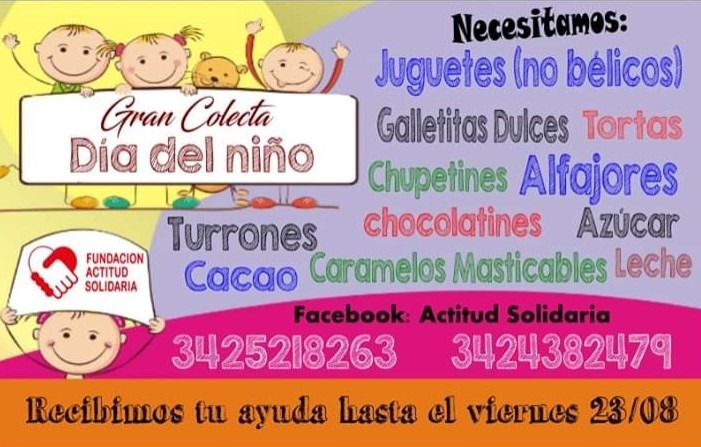 Gran colecta de juguetes de Actitud Solidaria