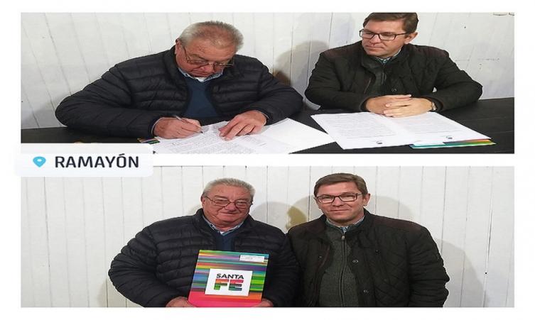 La comuna firmo convenio para construcción de viviendas  