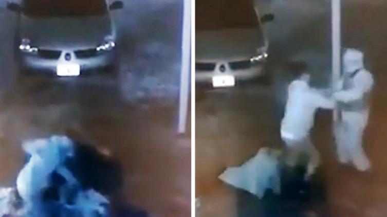 Golpeó brutalmente a su ex pareja a la salida de un boliche