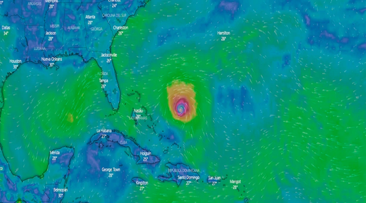 Advierten que Dorian se convirtió en un huracán categoría 4 