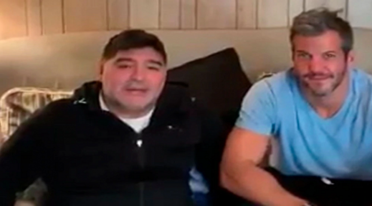 Maradona filmó un video para hablar de su posible llegada a Gimnasia de La Plata