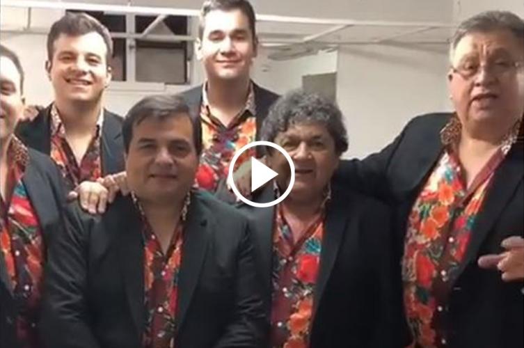 El mensaje alentador de Los Palmeras para la Selección Argentina