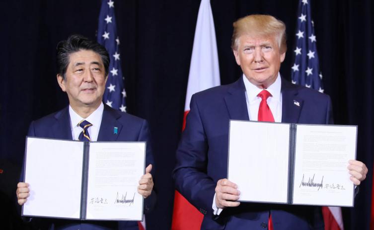 Estados Unidos y Japón firmaron un nuevo acuerdo comercial de alcance limitado
