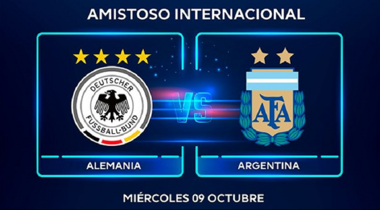 Alemania vs Argentina, amistoso internacional: hora, formaciones y cómo verlo en vivo