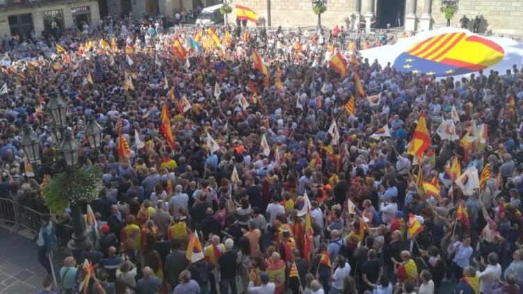 Domingo de múltiples protestas en Cataluña