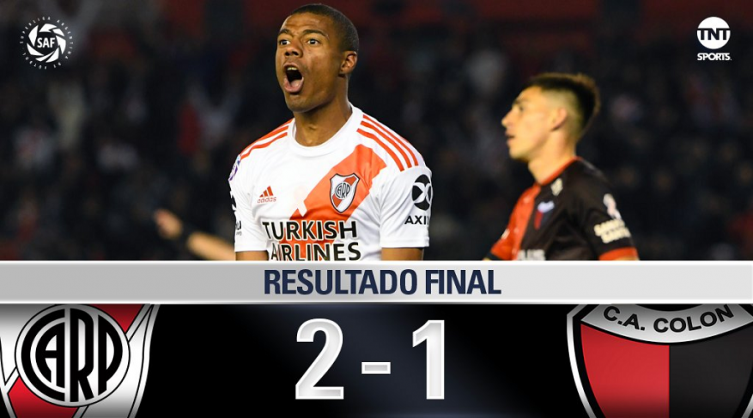 Colón no pudo con la categoría de River y perdió 2-1 en el Monumental