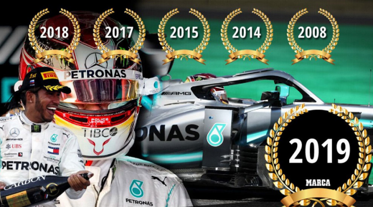 Hamilton reescribe la historia y se proclama campeón del mundo por sexta vez