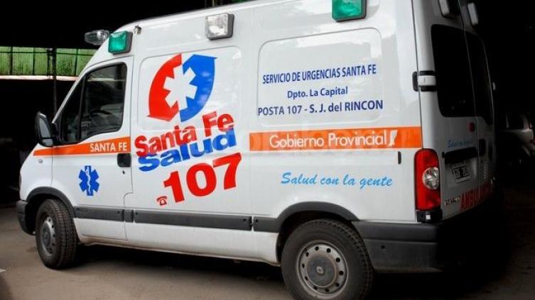 Agredieron a golpes al personal de una ambulancia del 107