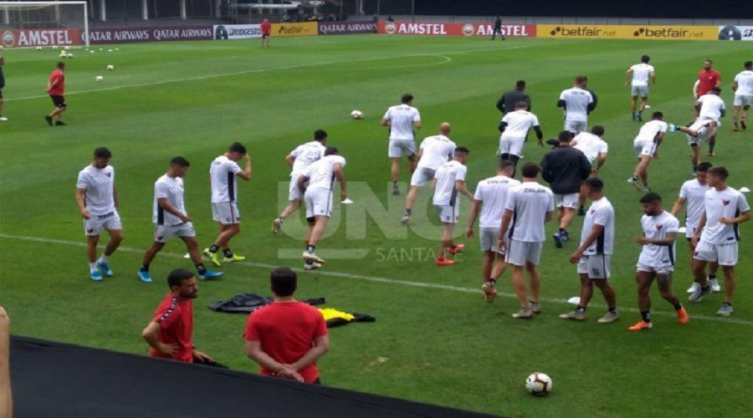 Colón tuvo su primer entrenamiento con el 
