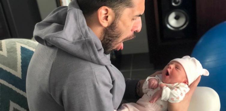 La tierna foto de Facundo Campazzo con su hija recién nacida