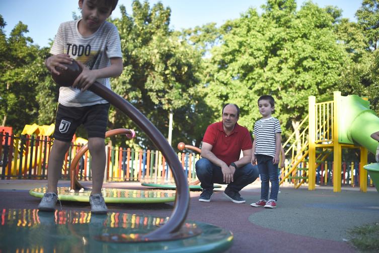 El Parque de la Locomotora, luce renovado