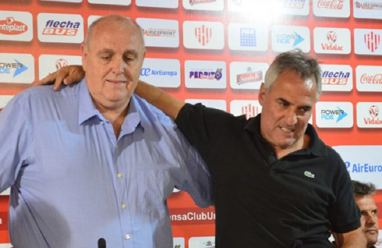 Spahn y Madelón viajaron para presenciar el sorteo de la Sudamericana