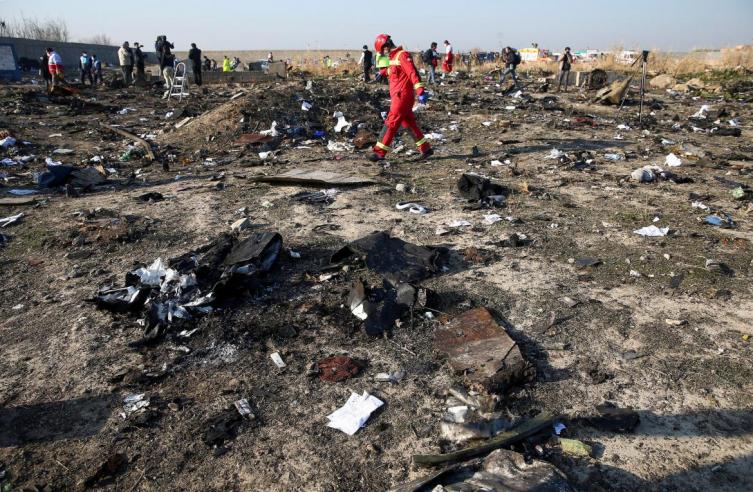 Se estrelló en Irán un avión ucraniano: hay 176 muertos