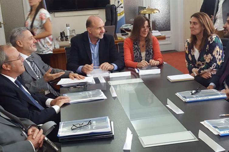 Frederic se reunió con Perotti y Saín por la seguridad en la provincia