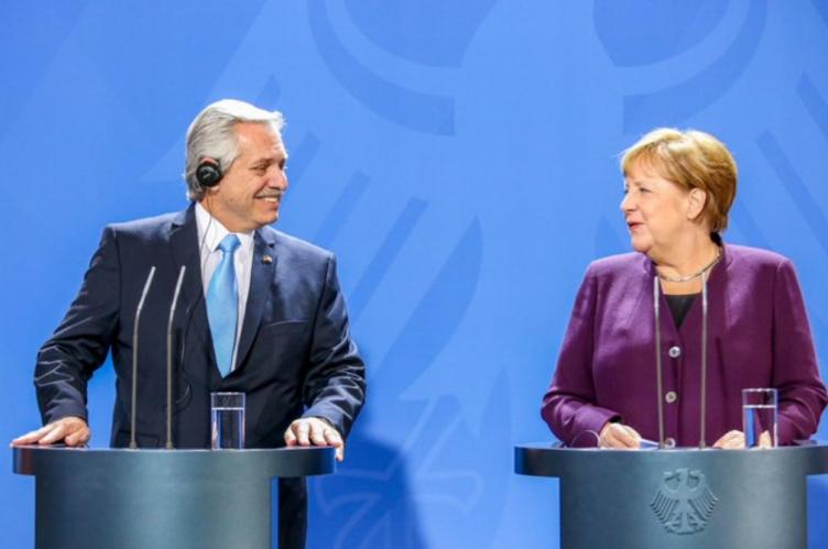Merkel, a Alberto Fernández: 