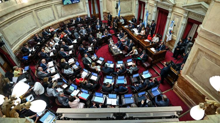 Se debate en el Senado la ley sobre la deuda