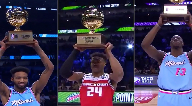 Los ganadores que dejó la segunda noche de los All Star Game de la NBA