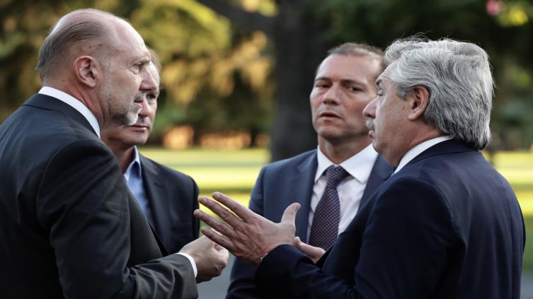 Perotti se reunió con Alberto Fernández  y funcionarios nacionales 