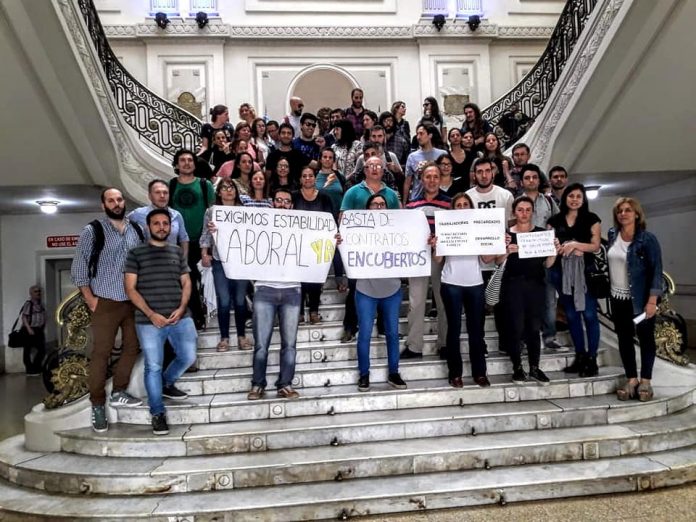 Autoconvocados exigen el pase a planta permanente