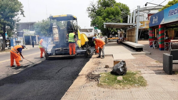 Avanza la obra de bacheo en las avenidas troncales 