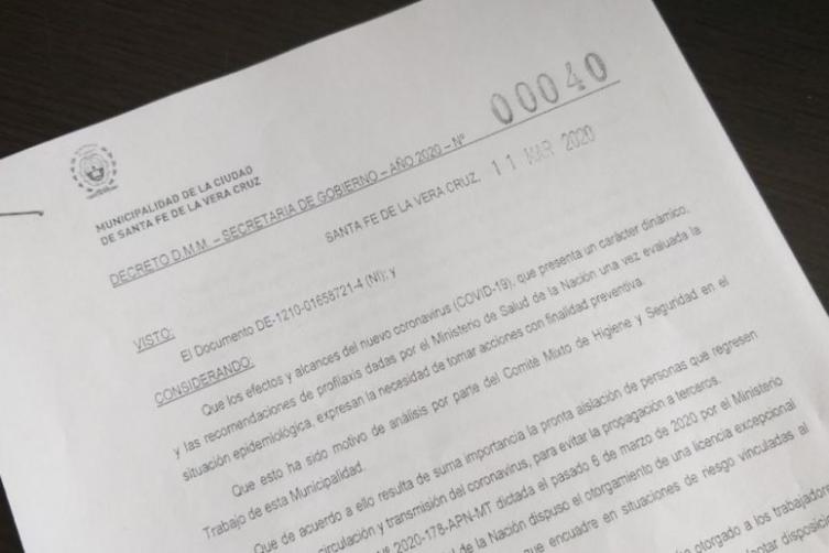 El municipio otorgará licencias a empleados provenientes de países de riesgo	