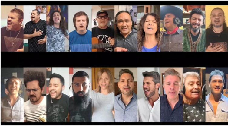 Grandes artistas de la música popular interpretaron una versión de Sólo le pido a Dios