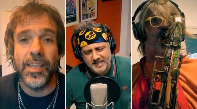 Los Auténticos Decadentes lanzaron un videoclip sobre la cuarentena: “Este virus es malo y traidor
