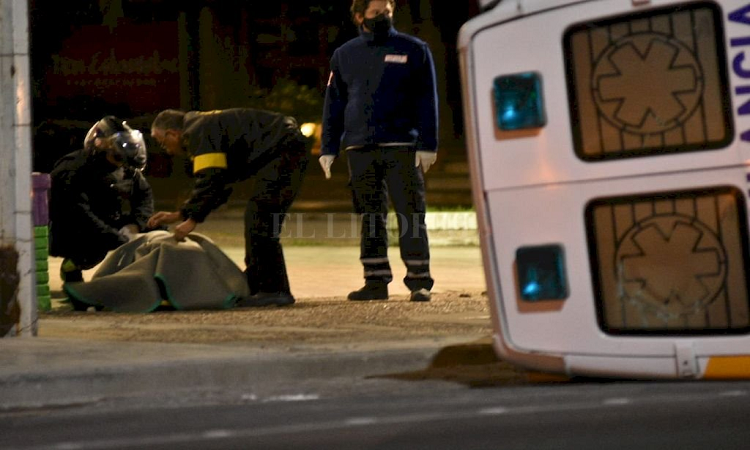 Accidente que involucra a una ambulancia