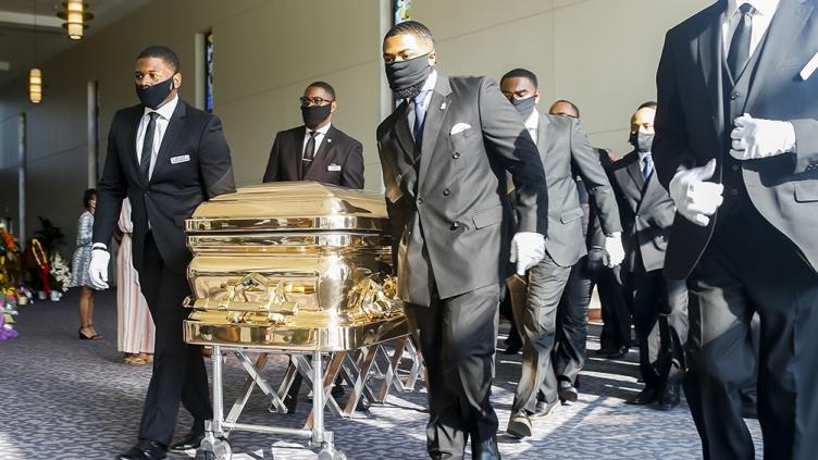 Dieron el último adiós a George Floyd