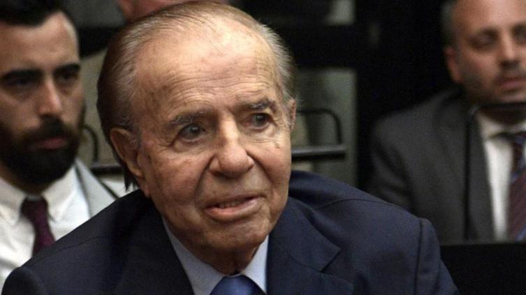 El ex presidente Menem, internado con neumonía, dio negativo de coronavirus