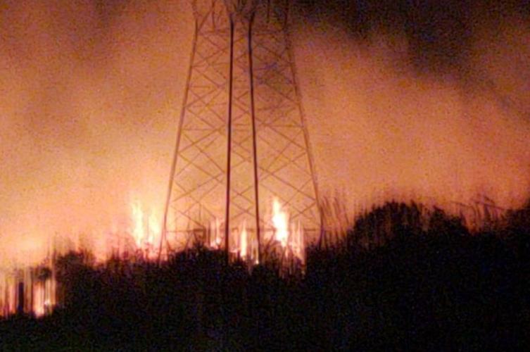 Gran incendio en la zona de countries 