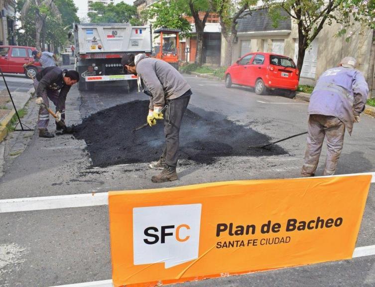 Cortes de tránsito por trabajos de bacheo