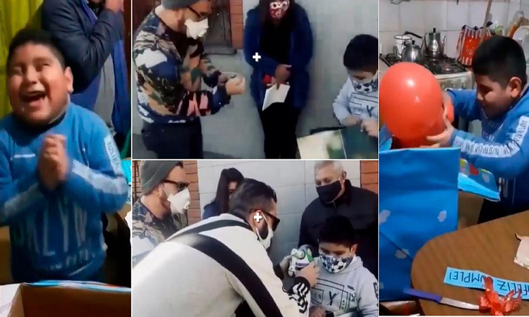 El gesto de Fede Bal por el nene que pidió 