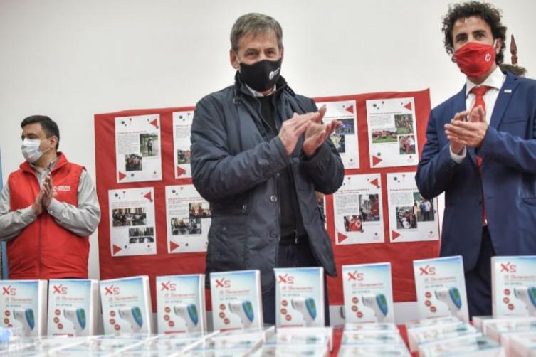 La Cruz Roja donó 50 termómetros digitales a la ciudad