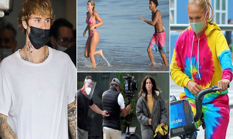 Celebrities en un click: el look de Jennifer Lopez y el tatuaje de Justin Bieber...