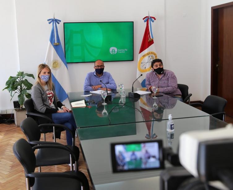 La Municipalidad se reunió con referentes de los gastronómicos y gimnasios