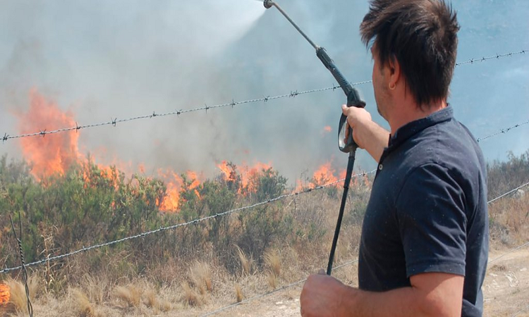 Damián De Santo y el incendio en Córdoba: