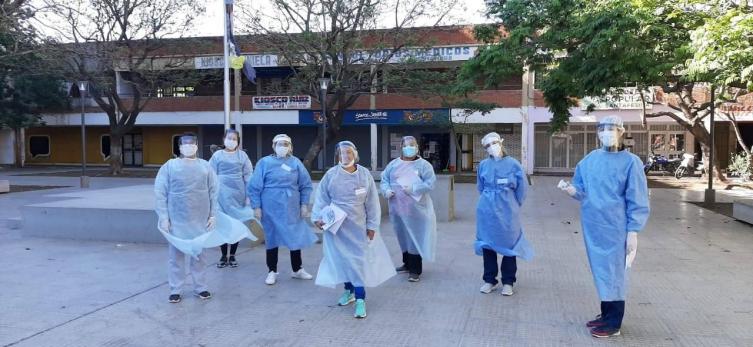 Carpas de salud contra el Covid y el Dengue