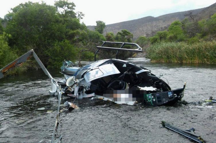 Comenzaron las pericias del helicóptero en el que falleció Brito