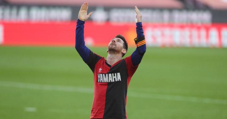 El emotivo homenaje de Messi a Maradona 