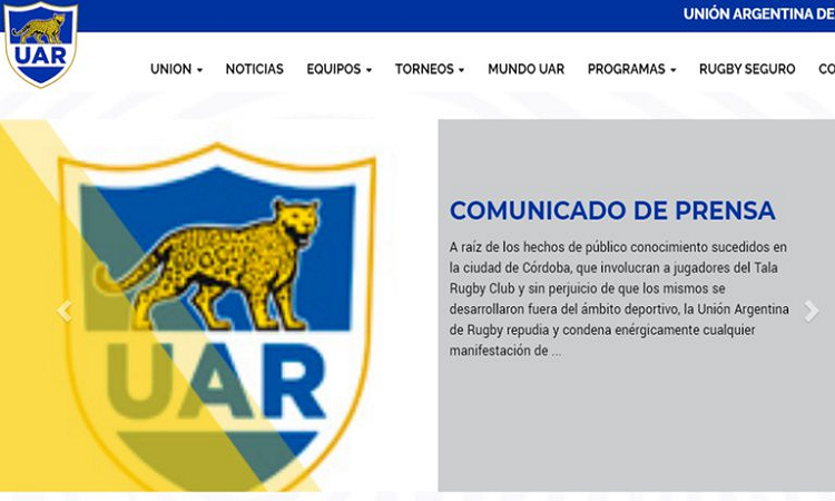 La UAR repudió a los violentos jugadores del Tala Rugby Club