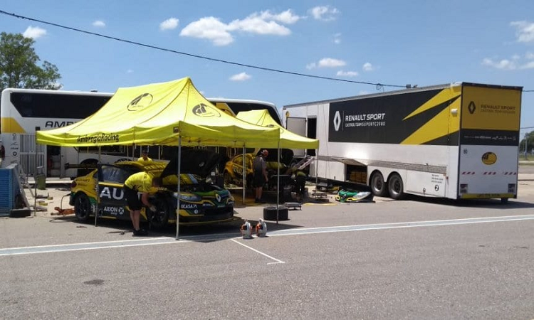 Ardusso hizo una buena prueba con Renault