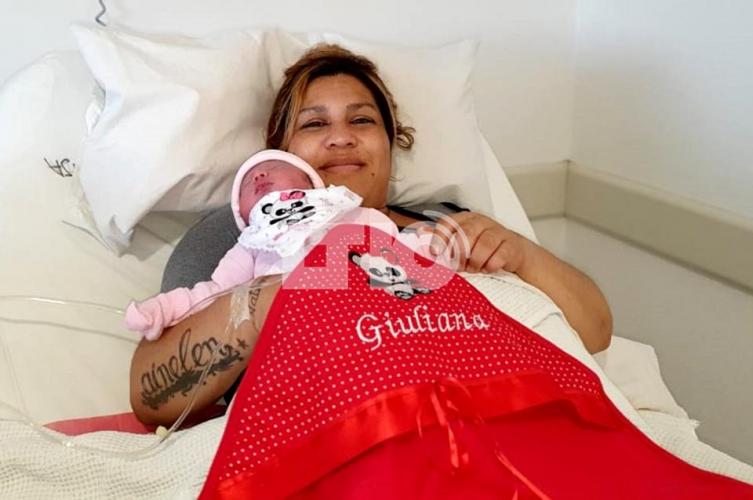 Giuliana es la primera bebé santafesina del 2021