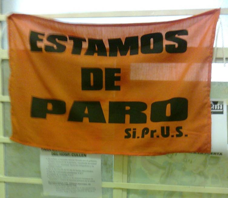 Última jornada de paro de SIPRUS 