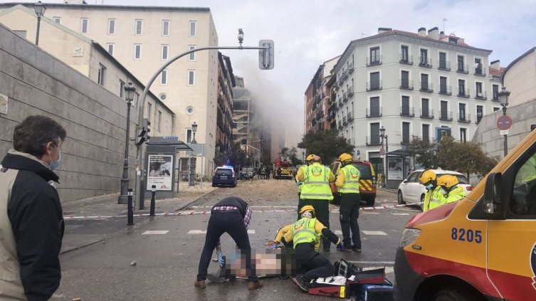 Madrid: al menos tres muertos en la explosión de un edificio