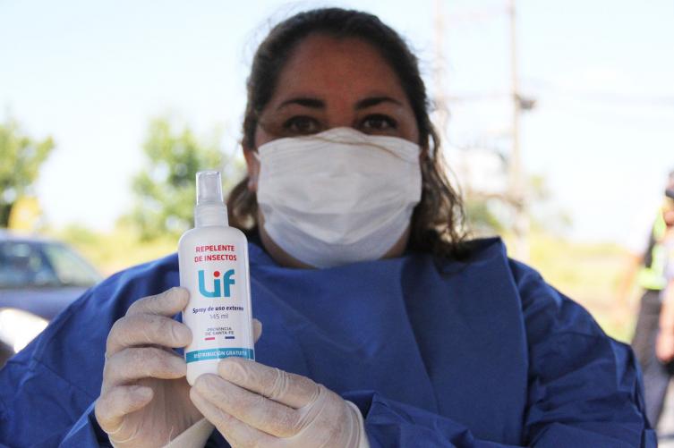 El LIF distribuirá alcohol en gel y repelente de mosquitos 