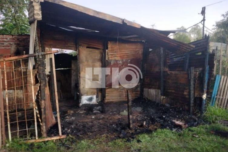 Incendio en una vivienda en medio de un intento de homicidio