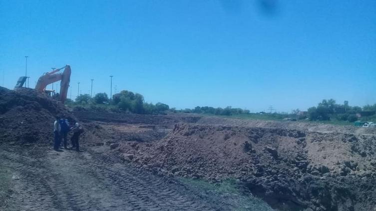 Polémica por una obra sobre el Riacho Santa Fe