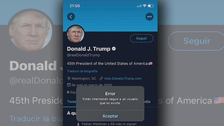 Twitter mantendrá el veto a Trump aunque vuelva a un cargo público